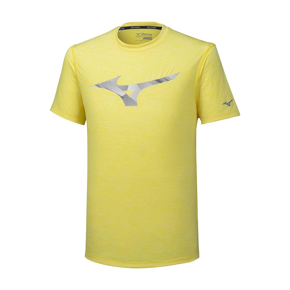 Mizuno Men's T-Shirts Impulse Core RB Graphic Yellow - XJVKCAM-10